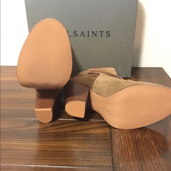 All Saints Straps Eliko Leather Boots Size 41 US/10 NIBox - Picture 7 of 8